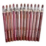 باكت 12 قلم تحديد شفاه + روج شجلام 12 لون