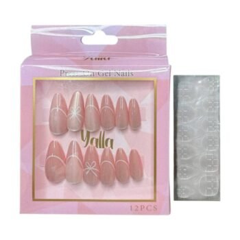 علبه أظافر كروم فيكونة يد 12 قطعة + دابل فيس 03