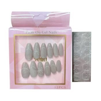 علبه أظافر كروم فيكونة يد 12 قطعة + دابل فيس 09