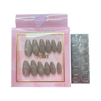 علبه أظافر كروم فيكونة يد 12 قطعة + دابل فيس 011