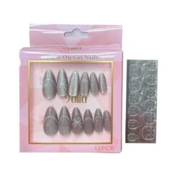 علبه أظافر كروم فيكونة يد 12 قطعة + دابل فيس 012