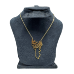 سلسلة غزالة استانلس ذهبي