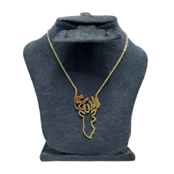 سلسلة غزالة استانلس ذهبي