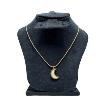 سلسلة هلال استانلس ذهبي