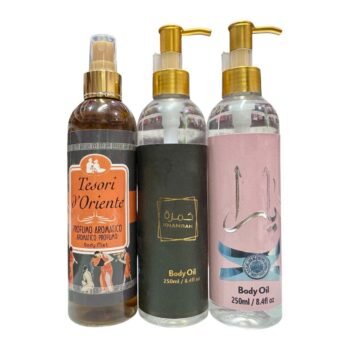 عرض خاص أشتري 2 زيت ترطيب وتعطير الجسم وأحصلي على بادي اسبلاش مجاناً