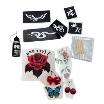 بوكس تاتو كامل ( حبر + اسطمبات + تاتو )