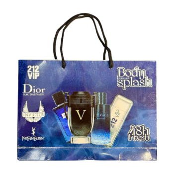 بوكس اسبلاشات رجالي 4 قطع + شنطة هدايا