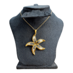 سلسلة نجمة رومادي استانلس دهبي