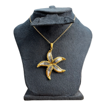 سلسلة نجمة رومادي استانلس دهبي