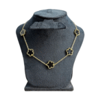 سلسه ورده فان كليف اسود استانلس دهبي