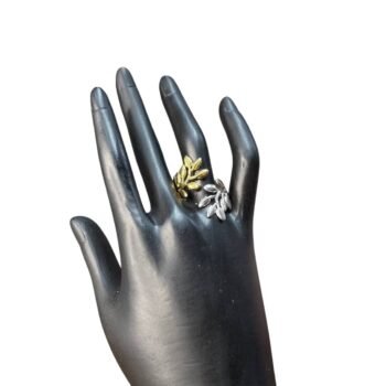 خاتم استانلس بيور ميكس دهبى وفضى