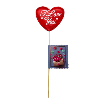 قلب لاف يو + كارت معايدة