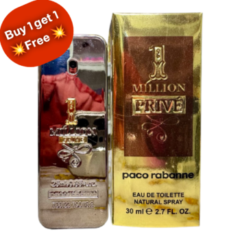 أشتري قطعه وأحصلي على التانيه مجاناً 
برفان وان مليون برايف 30ملي