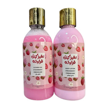 مجموعه تشيز كيك شاور جل + بادي لوشن 250ملي