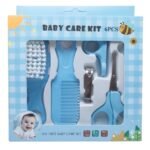 مجموعة العناية المتكاملة بالطفل (Baby Care Kit - 6PCS) باللون البيبي بلو - ولادي